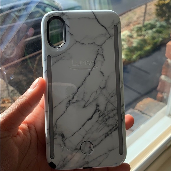 LuMee Marble iPhone X/XS Case - Picture 1 of 5